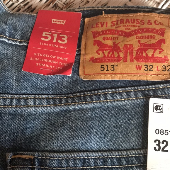🚨B2G1 New LEVI’S Denim Blue 32x32 Jeans - Picture 3 of 4